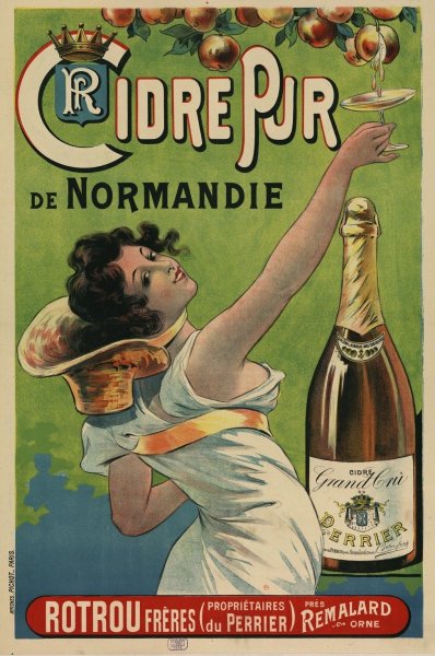 Плакат старинная велосипед