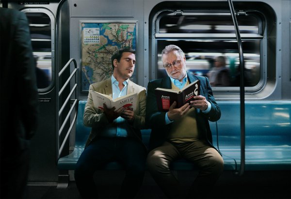 Рекламный плокат книши