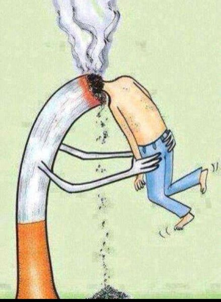 Курение рисунок
