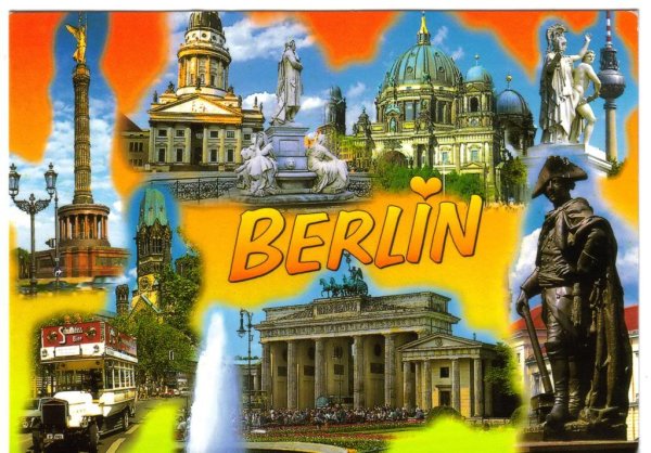 Достопримечательности Берлина коллаж