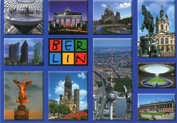 Достопримечательности Берлина коллаж