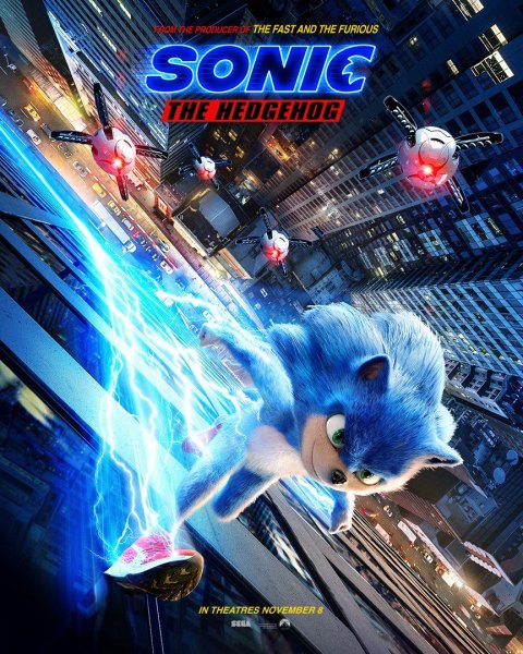 Sonic the Hedgehog фильм 2019