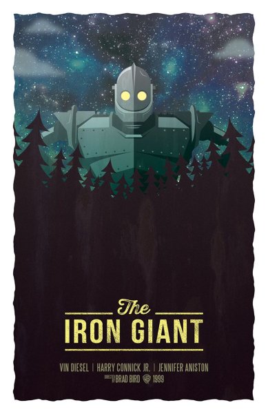 The Iron giant 1999 Постер