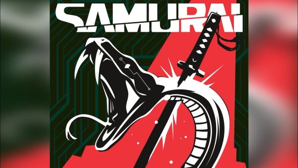 Cyberpunk 2077 Samurai неон
