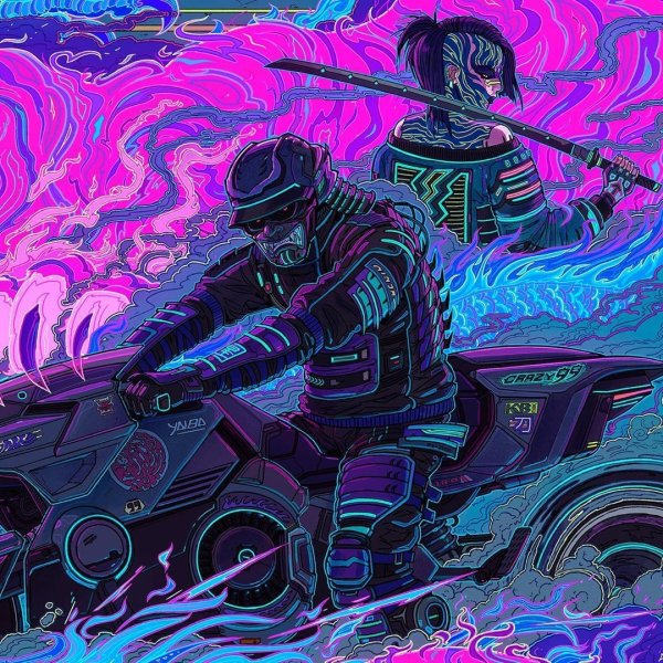 Cyberpunk 2077 наклейки