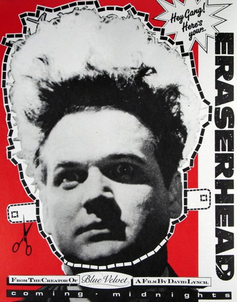 Фильм голова ластик Постер