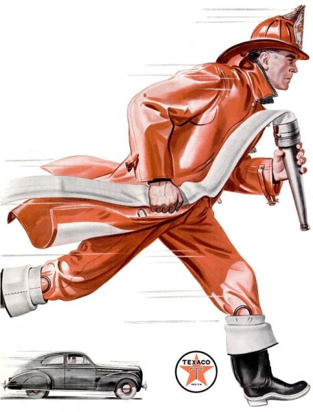 Пожарник плакат