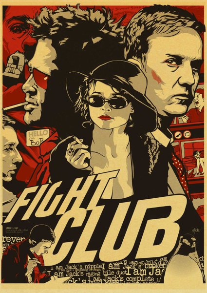 Бойцовский клуб плакат