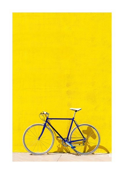 Постер желтый