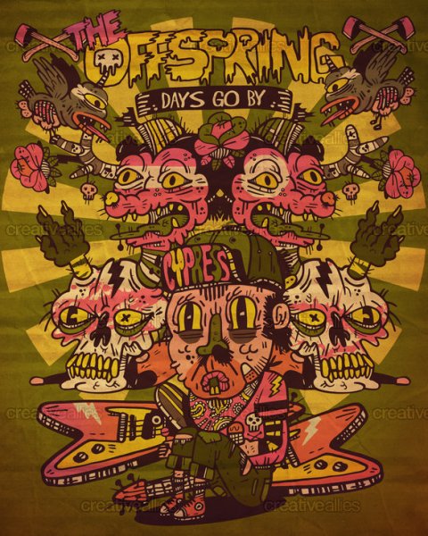 The Offspring плакат