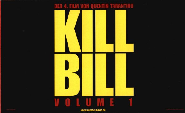 Убить Билла минималистичный Постер