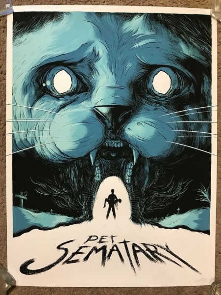 Стивен Кинг арт Постер