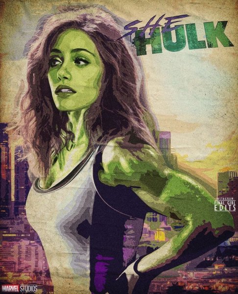 Женщина-Халк сериал Постер