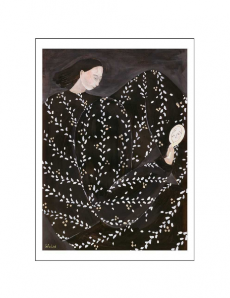 Постер для интерьера "София Линд - Sofia Lind hold you Blue",