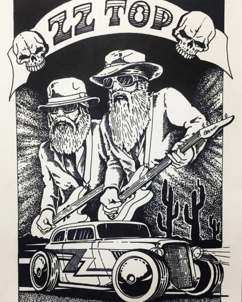 Нашивка ZZ Top