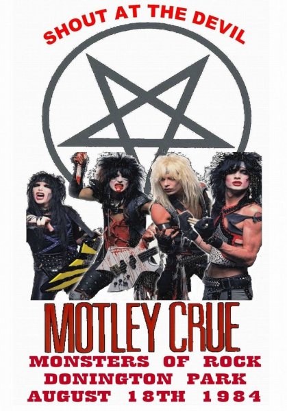 Motley Crue Band poster