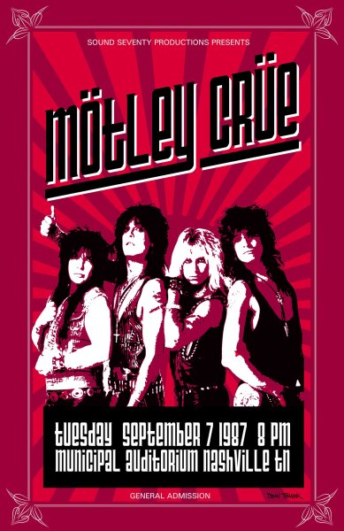 Мотли Крю арт