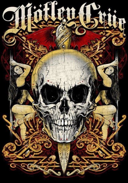 Motley Crue Pentagram poster