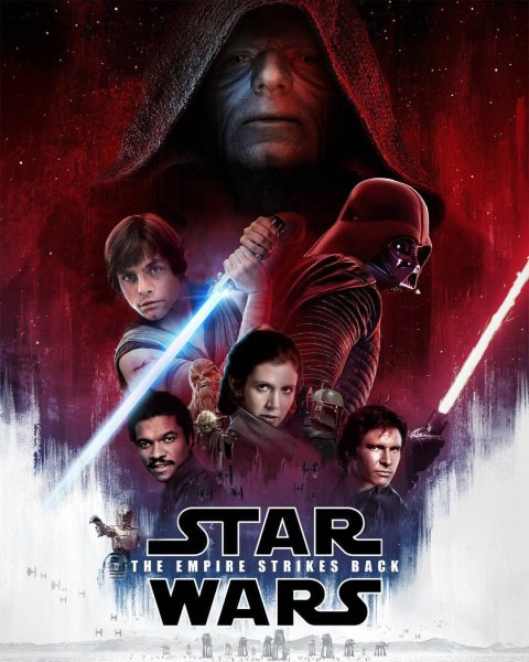 Star Wars Empire Strikes back poster