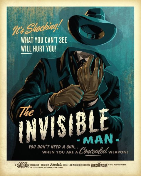 The Invisible man Постер