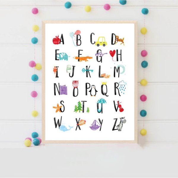 Постеры детские Азбука