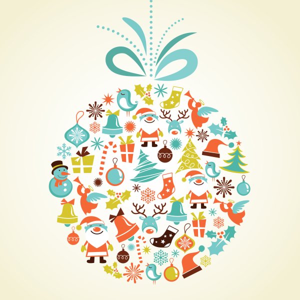 Креативные новогодние плакаты