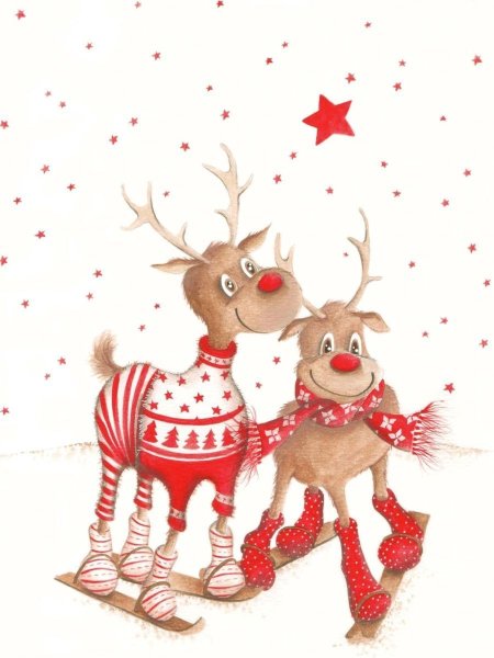 Новогодний олень
