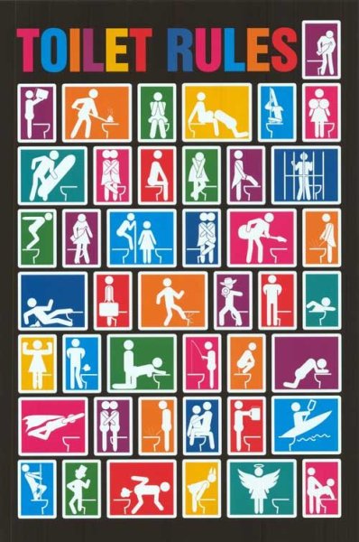 Необычный потолок в туалете