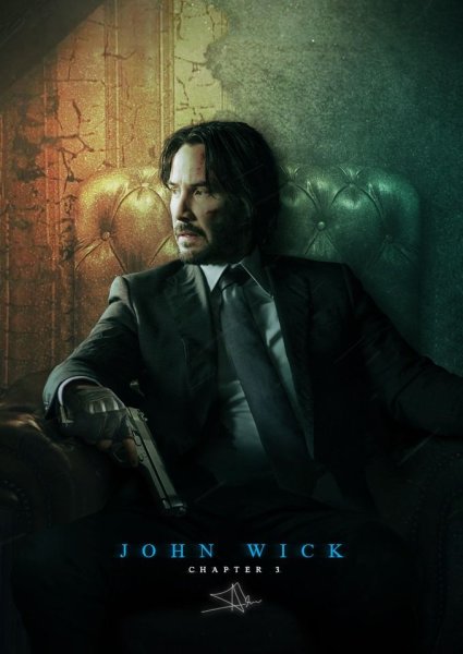 Джон уик 1 Постер русский