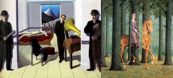 Рене Магритт красная модель