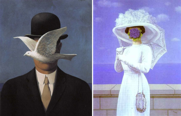 Рене Магритт сын человеческий 1964