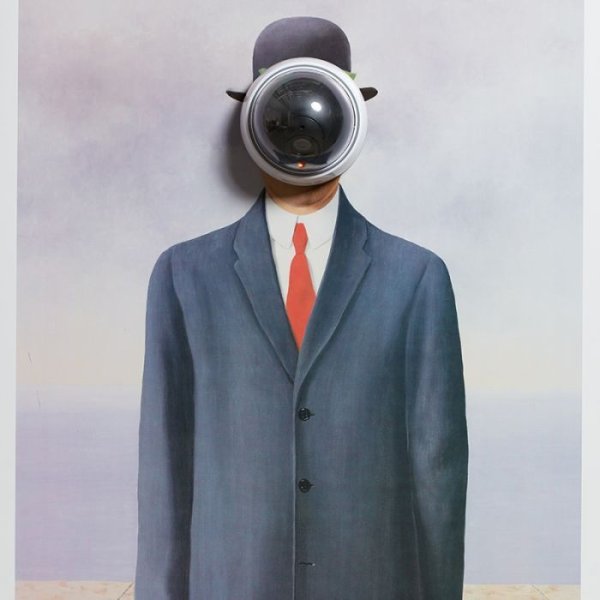 The son of man Рене Магритт