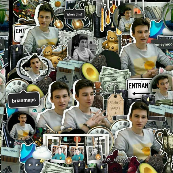 Брайан Мапс коллаж