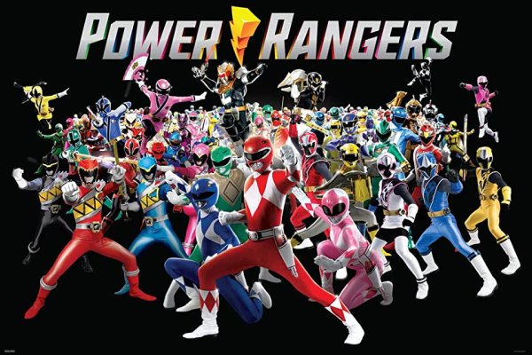 Power Rangers Постер
