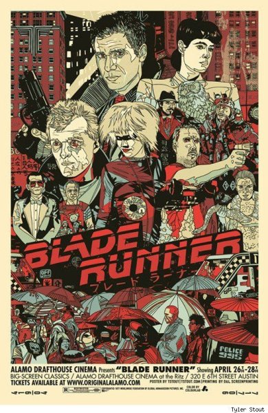 Бегущий по лезвию 1982 Постер