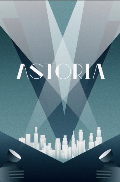 Рекламные плакаты в стиле арт деко