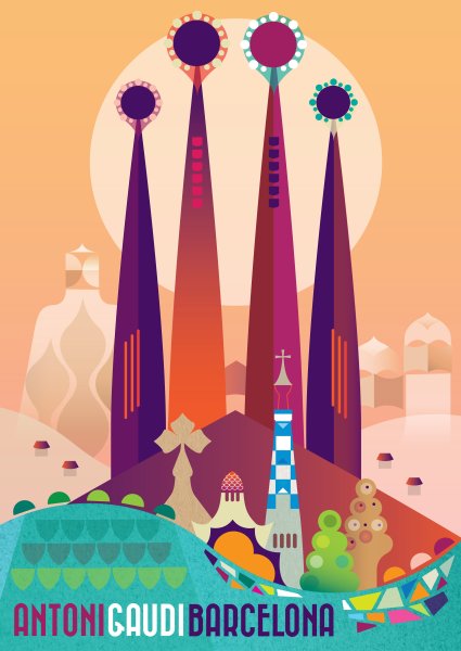 Постер Милан на стену интерьер