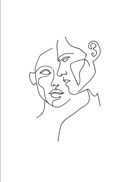 Портрет одной линией