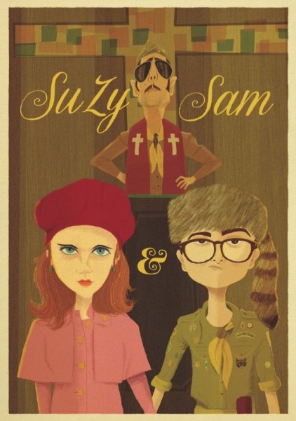 Постер к фильму королевство полной Луны