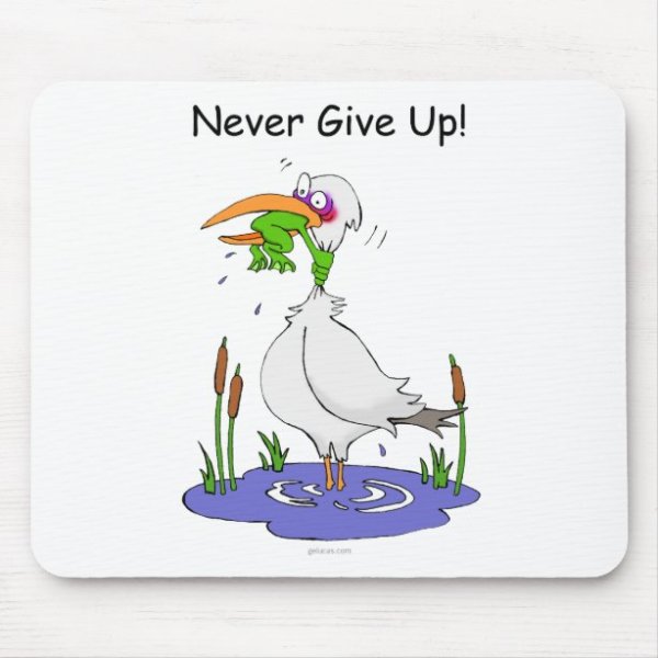 Постер never give up