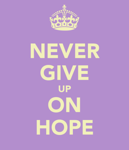 Never give up на рабочий стол