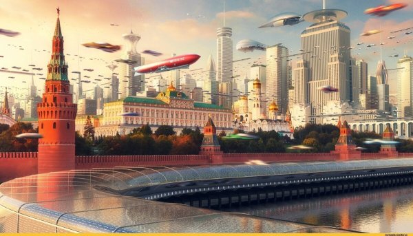 Москва в далеком будущем