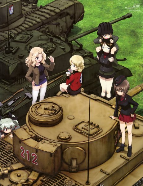 Girls und Panzer аниме