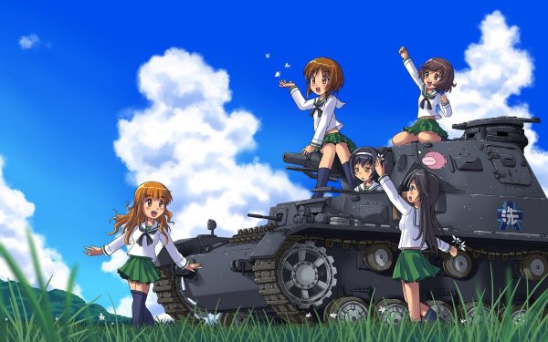 Аниме танкистки girls und Panzer