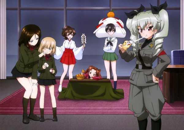 Girls und Panzer школа Оарай