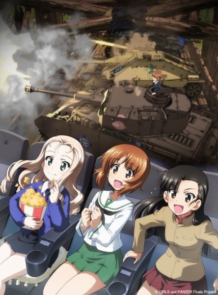 Аниме танкистки girls und Panzer