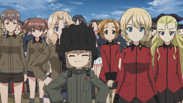 Girls und Panzer команда утка