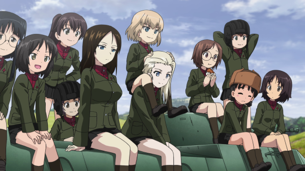 Аниме girls und Panzer правда