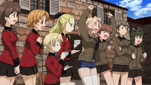 Аниме танкистки Нонна