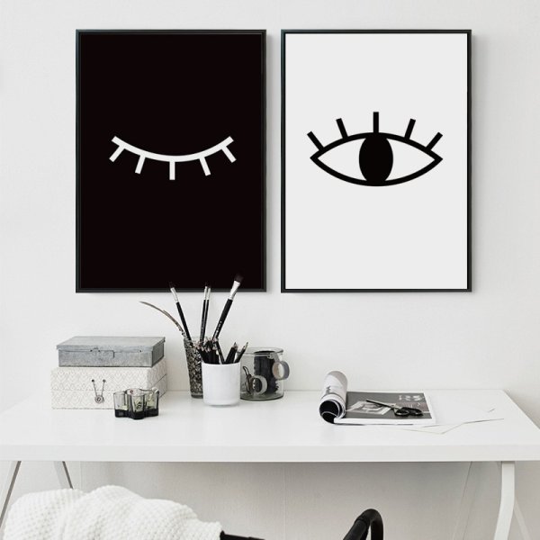 Абстрактные лица одной линией